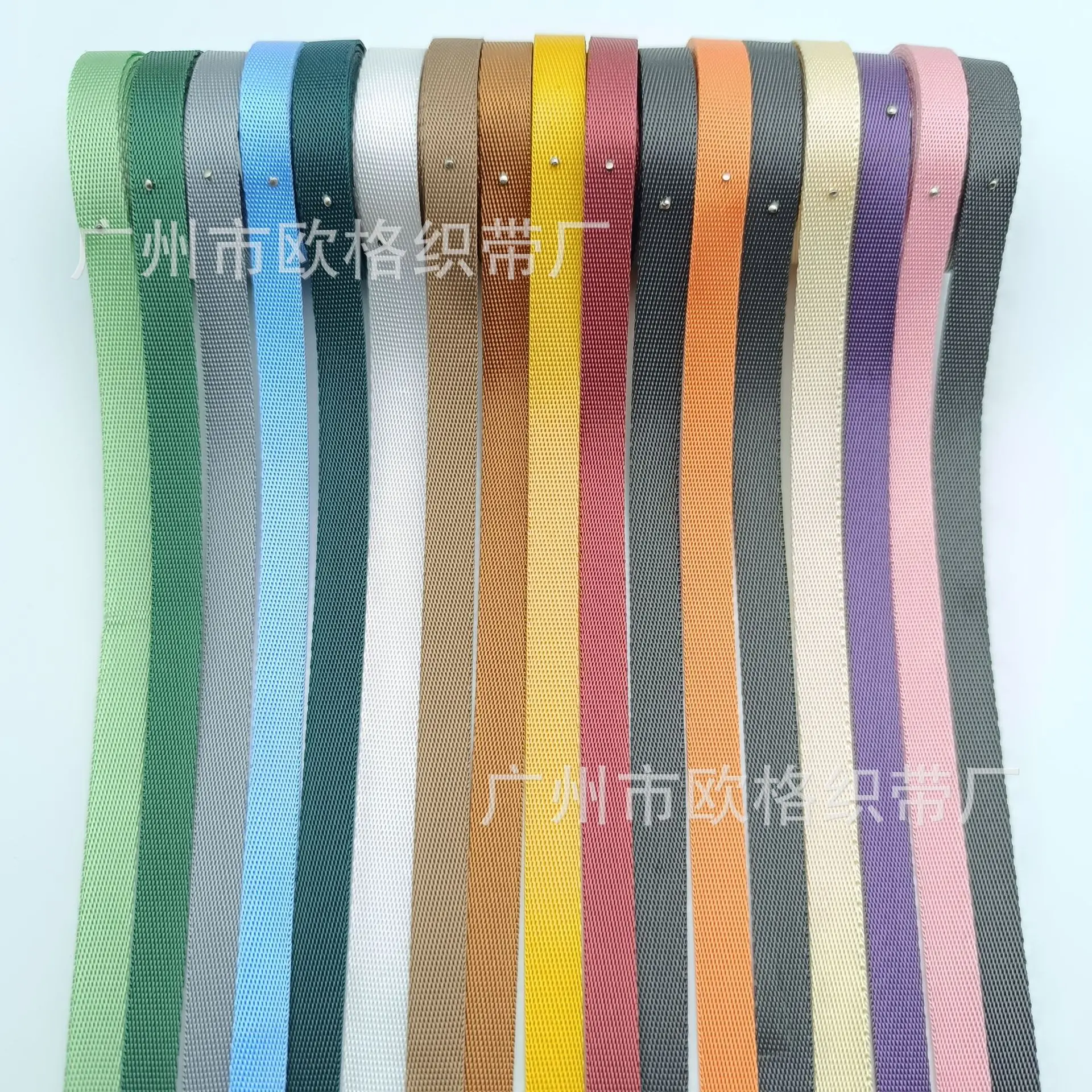 1cm彩色仿尼龙平纹织带手机