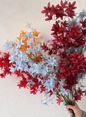 仿真高支文心兰假花家居婚庆装饰