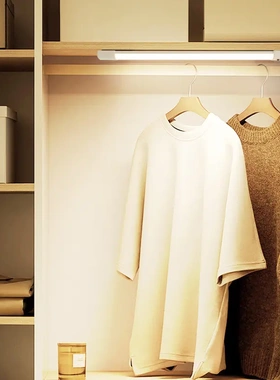 超薄长条灯人体感应灯衣柜橱柜灯LED小夜灯台灯喂奶阅读宿舍FL112