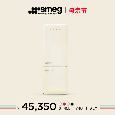 smeg斯麦格fab38双门复古冰箱