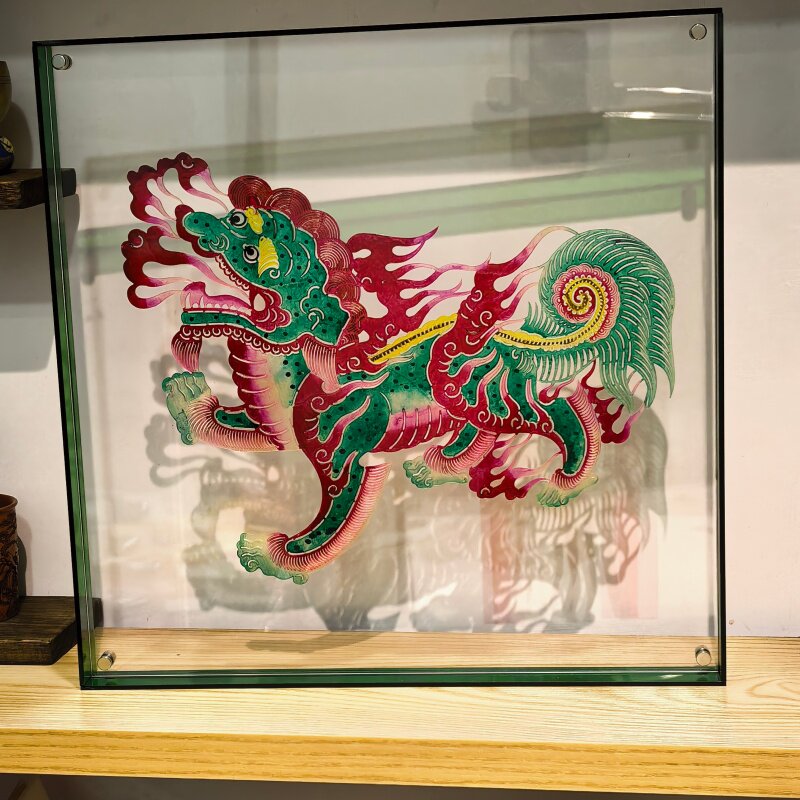 【非遗皮影】青狮吐宝麒