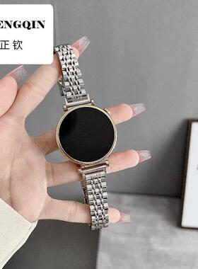 适用华为GT5pro表带GT4不锈钢带GT3蝴蝶扣新款watch3/4金属Magic2