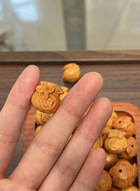 2026芭比檀钱袋子文玩配饰DIY手工文玩手串手链项链小滴流手持配