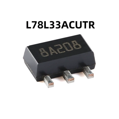 L78L33ACUTR SOT-89 原装正品 0.1A正电压稳压器芯片