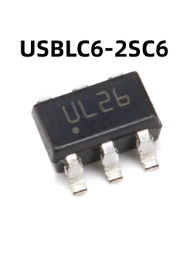 20只 USBLC6-2SC6 SOT-23 原装正品 贴片芯片 ESD保护器 TVS陈列
