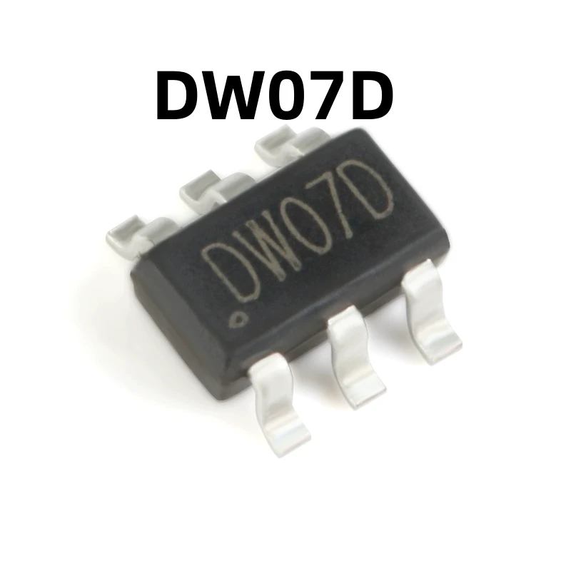 DW07D SOT-23-6 原装正品 二合一锂电池保护芯片IC（20只）
