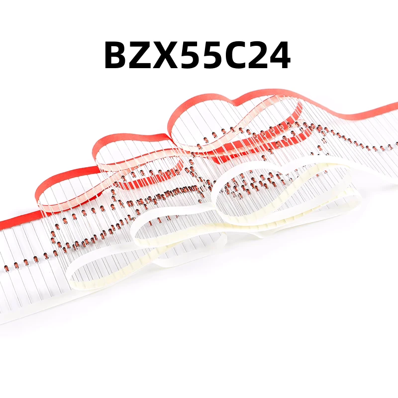 （200只）原装正品 BZX55C24 DO-35 24V/0.5W 直插稳压二极管