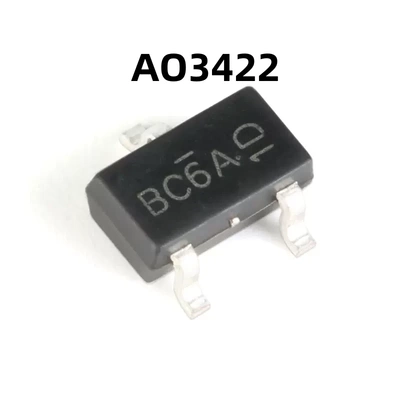 20只 AO3422 SOT-23 N沟道 55V/2.1A 贴片MOSFET原装正品场效应管