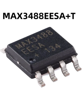 MAX3488EESA+T SOIC-8 12Mbps限摆率 原装真RS-485/422收发器芯片