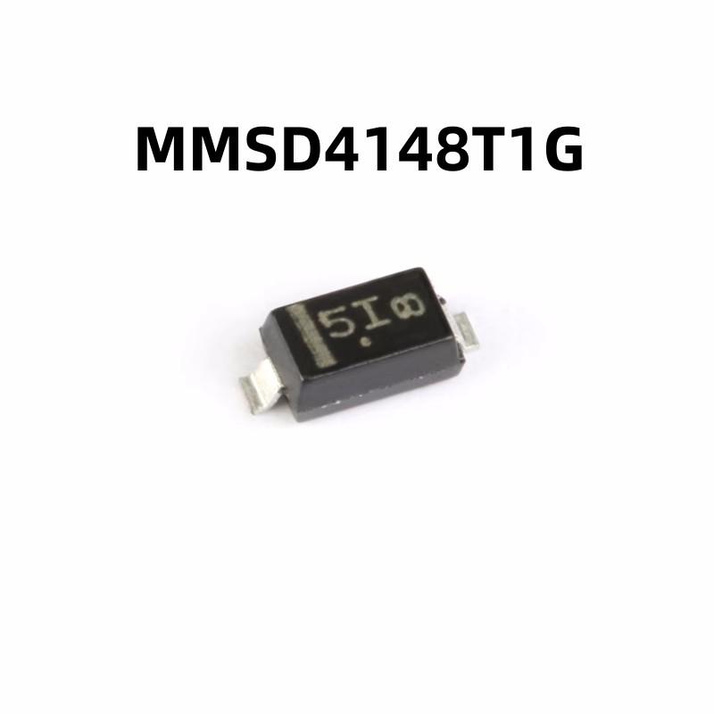 原装100只 MMSD4148T1G 5I SOD-123 100V200mA贴片开关二极管