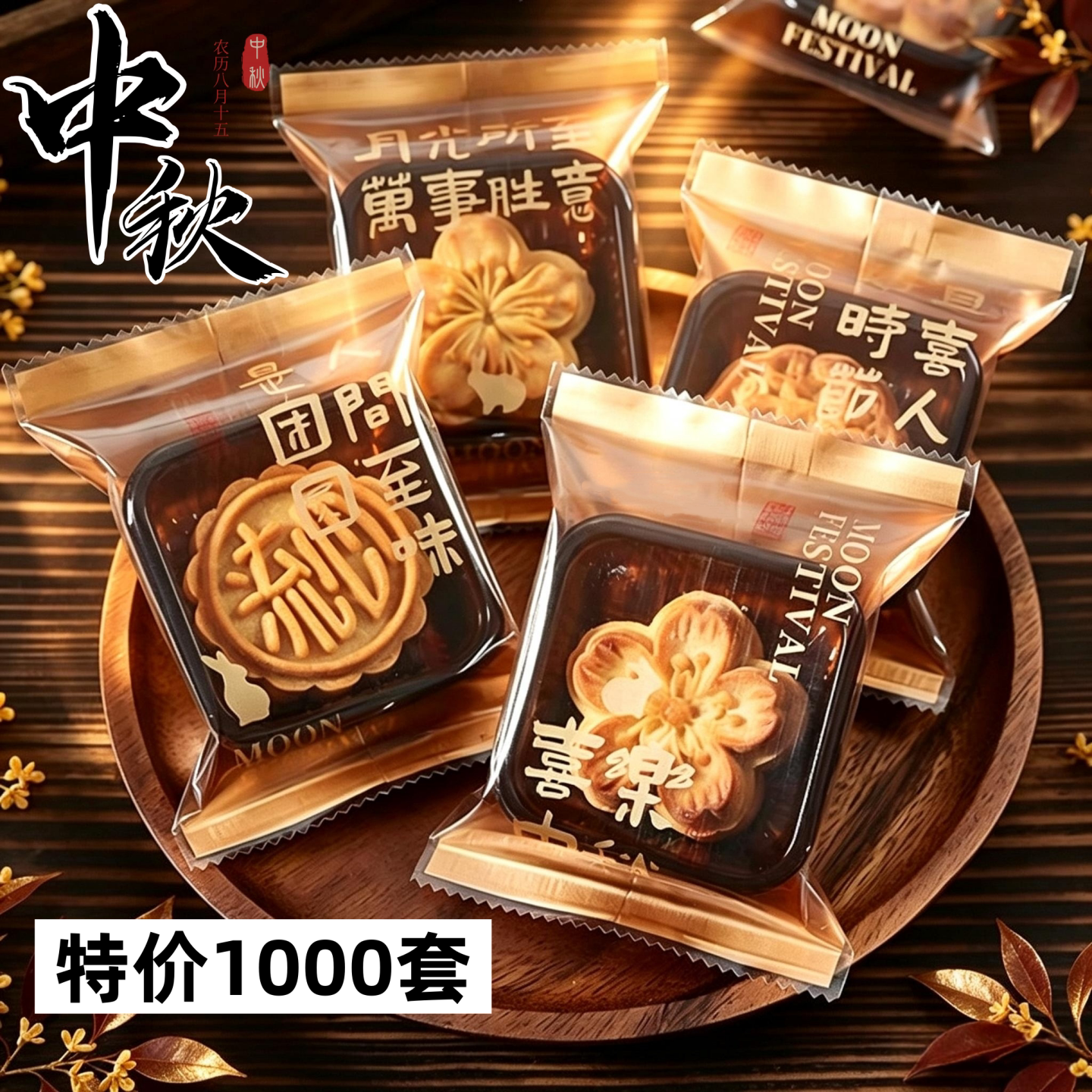 2026新款月饼包装袋50g75克100克