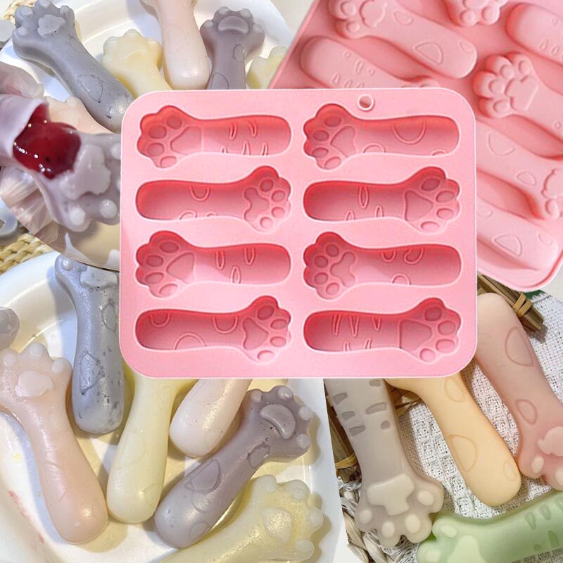 网红长条猫爪巧克力棍模具食品级麻花波浪钵仔糕食品级制作工具