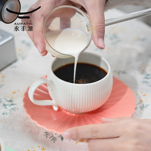国瓷永丰源白月光陶瓷咖啡杯