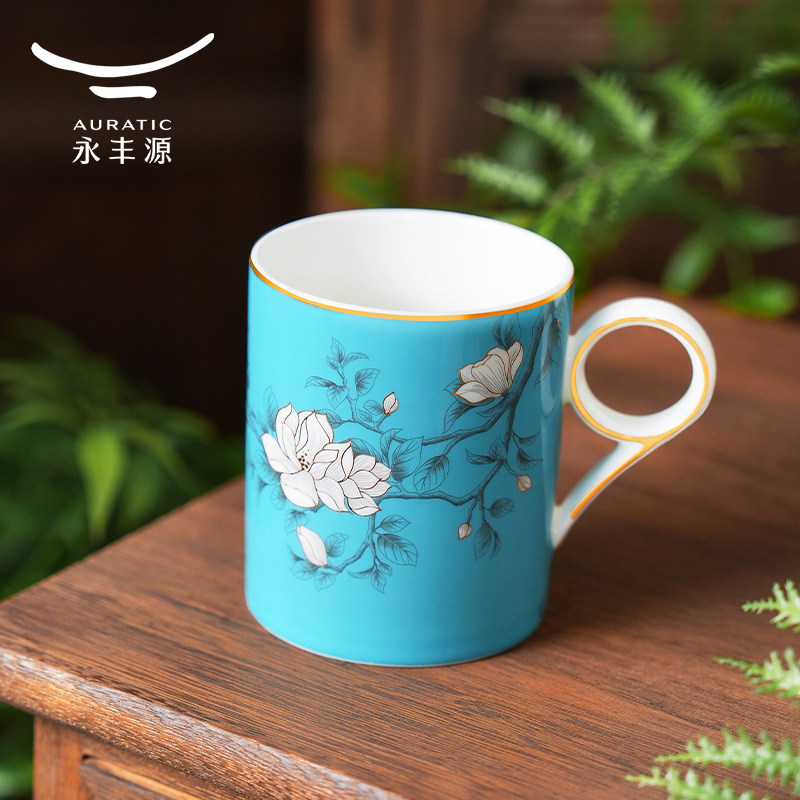永丰源玉堂逢春/锦绣缤纷马克杯陶瓷水杯茶杯礼盒装,餐饮具,马克杯,淘宝优惠券,粉丝福利购,淘宝优惠卷