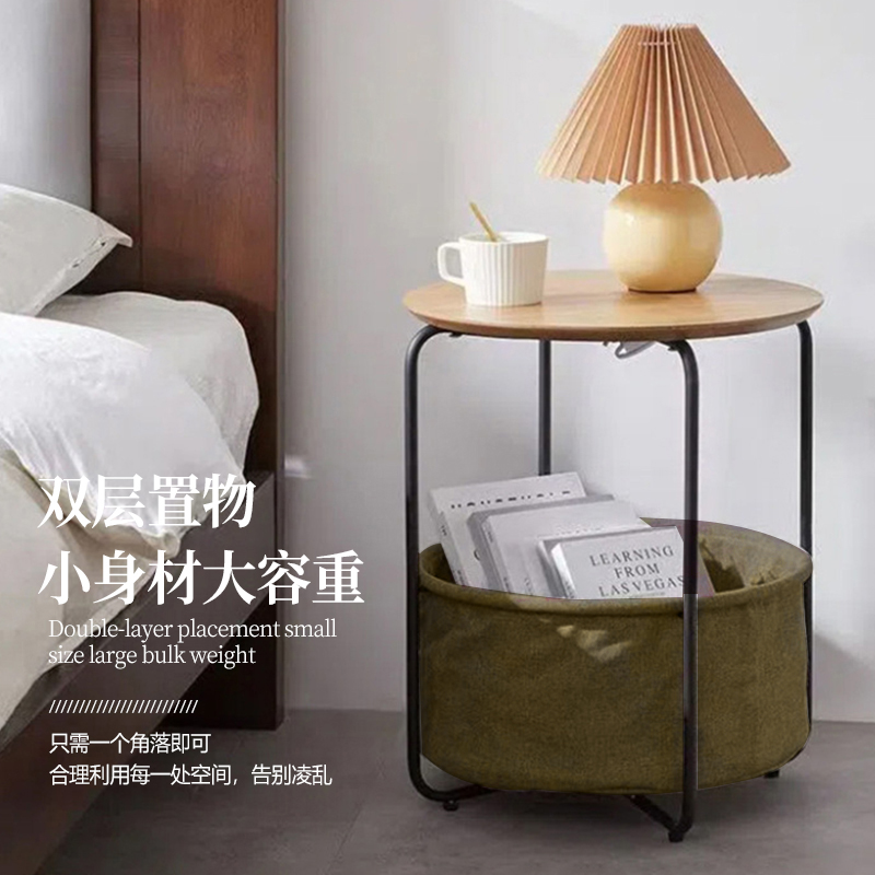 ins沙发边几角几简约床头柜创意小茶几小桌子酒店民宿阳台小茶桌