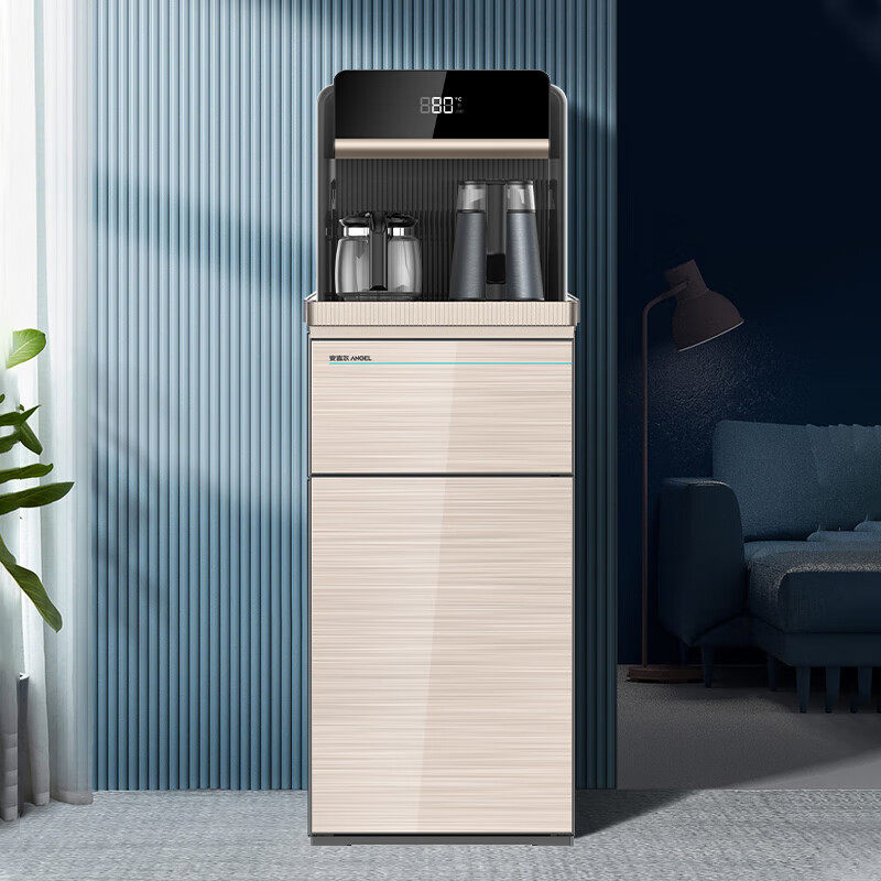 安吉尔茶吧机家用立式智能多功能一体下置式水桶茶吧机CB3485LK-J