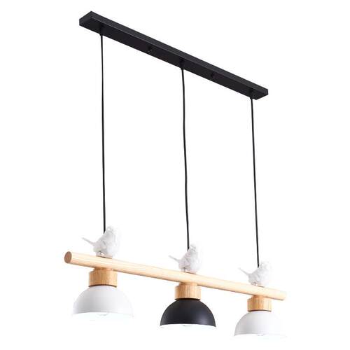 简约北欧个性小鸟餐厅吊灯咖啡厅吧台LED三头吊灯收银台灯具
