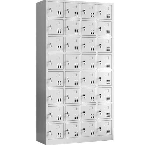 多门鞋柜员工宿舍更衣柜浴室换衣柜带锁三十二门储物柜工厂存放柜