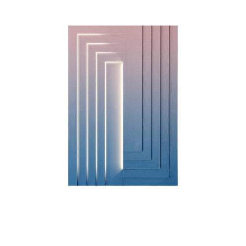 极简客厅装饰画led灯画档玄关壁画走廊过道氛围画立体发光挂画