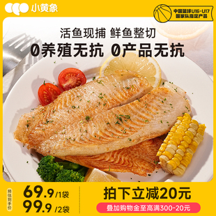 小黄象橄榄油香煎鱼排鱼排半成品高蛋白轻食主食鱼肉健身代餐