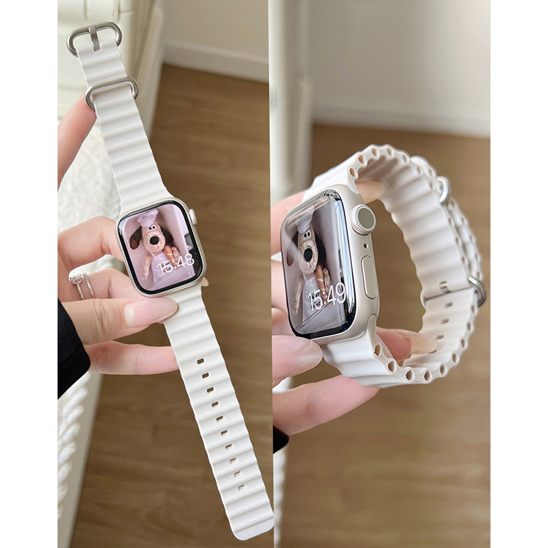 新款海洋硅胶iwatch表带