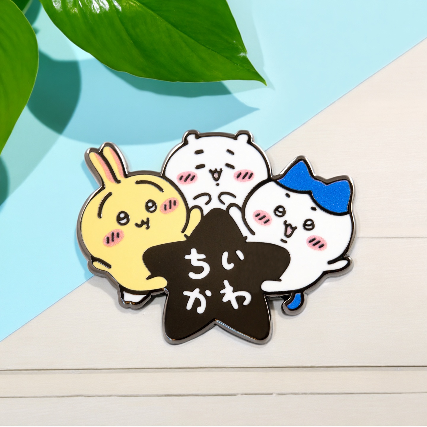 吉伊卡哇出口卡通金属徽章礼物