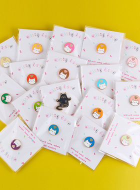 【好物体验专享】凯蒂猫卡通胸针徽章别针包包挂件饰品送生日礼物