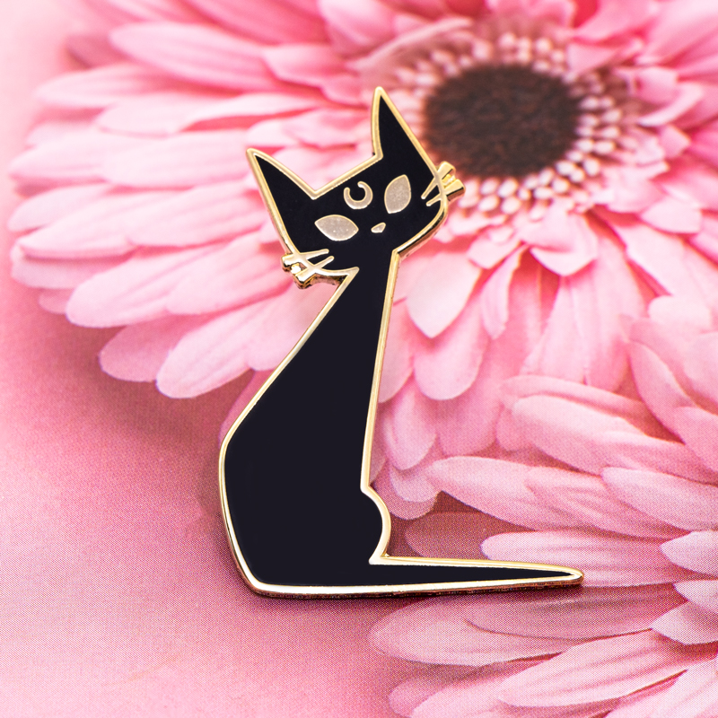 美少女战士周边露娜金属徽章