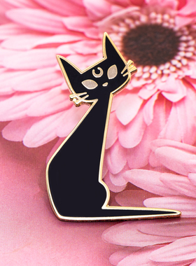 美少女战士周边露娜金属徽章少女可爱卡通书包别针宝宝配饰精致