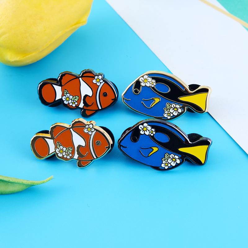 海底总动员金属徽章包饰品礼物