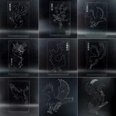 鱼雕板刺身摆盘装 饰三文鱼海鲜姿造亚克力板3d带图冰雕模具冰档板