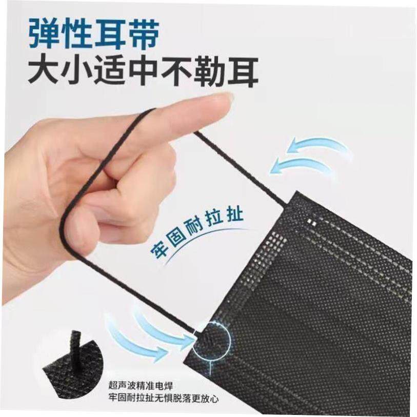 100pcs Facemasks Disposable face mask 3ply Earloop masks