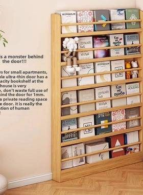 Solid wood bookshelf, children's reading bookshelf, storage