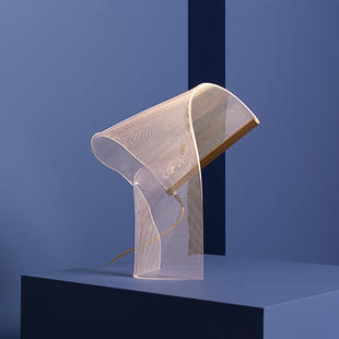 后现代设计师简约创意书桌台灯不规则艺术个性 造型亚克力落地灯具