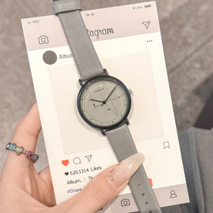手表女学生女款考试专用高中生初高中女生中学生初中生简约大表盘