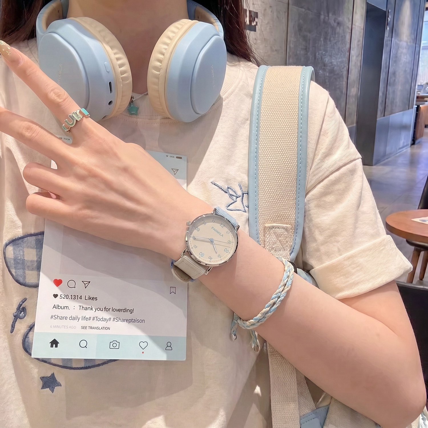 手表女款学生初高中女ins风小众女生初中生专用只看时间高颜值表