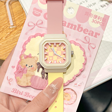 番米拉多巴胺手表女款学生初高中女可爱高颜值女孩ins风只看时间