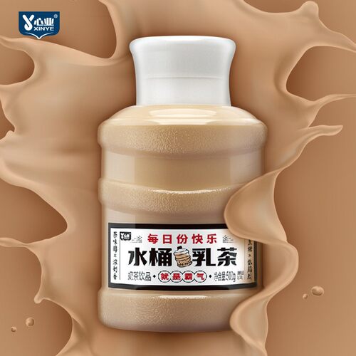 心业蔗糖低脂肪网红水桶港式奶茶
