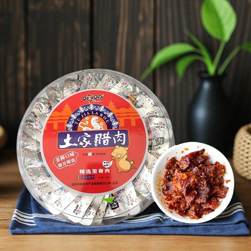 湖北恩施土特产土家腊肉干香辣味猪肉脯柴火烟熏腊味儿童零食,粮油调味/速食/干货/烘焙,腌肉/腊肉/腊禽类,淘宝优惠券,粉丝福利购,淘宝优惠卷