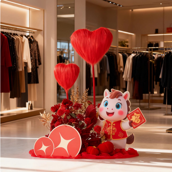 新年装饰品拍照道具迎新摆件