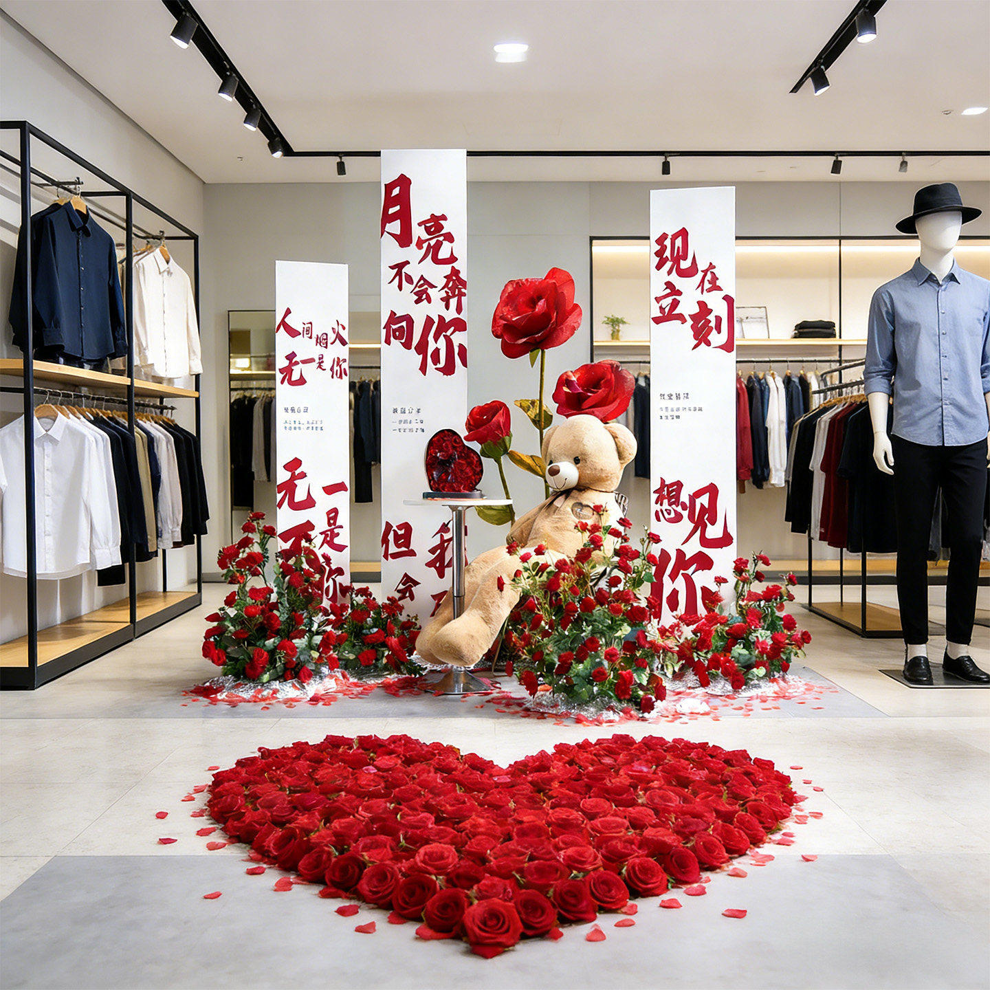 情人节氛围布置玫瑰花仿真花轻奢高端假花卉KT板装饰场景花艺摆件,节庆用品/礼品,节日装扮用品,淘宝优惠券,粉丝福利购,淘宝优惠卷