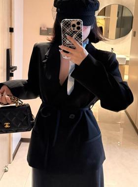 Chestnut 9.28 20:00小个子定制高级感系带拉长比例显瘦西装