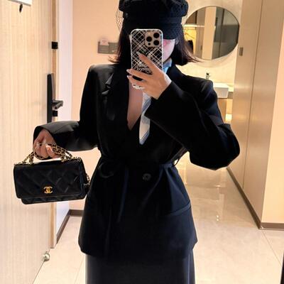 Chestnut 9.28 20:00小个子定制高级感系带拉长比例显瘦西装