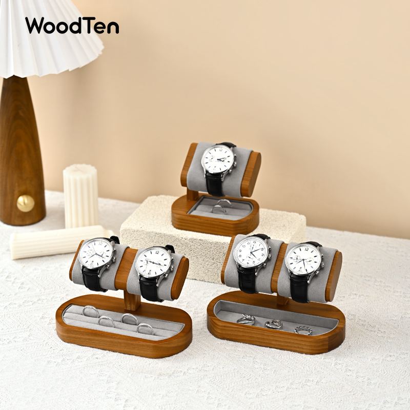 木世实木手表展示收纳放置托架