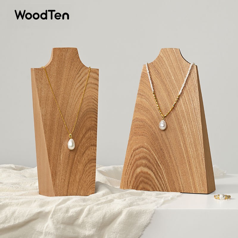 木世实木项链展示架模特脖子