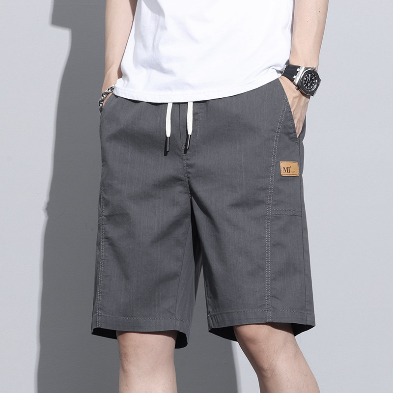 2025夏季新款短裤男士夏天薄款宽松外穿中裤运动潮牌休闲五分裤子