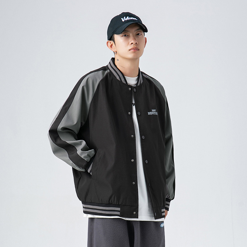 男士潮流棒球服男春季男