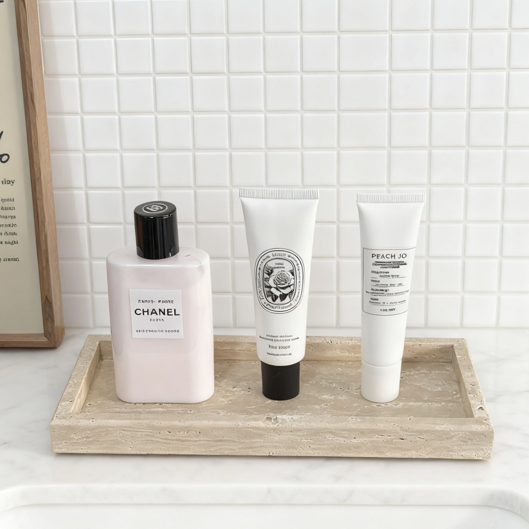 北欧风天然大理石置物盘桌面香水首饰杂物收纳盘长方形洞石托盘,收纳整理,收纳盘,淘宝优惠券,粉丝福利购,淘宝优惠卷