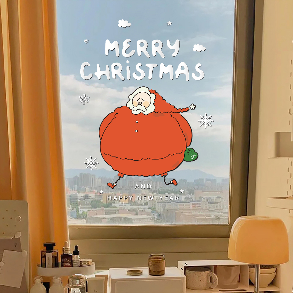 2025圣诞老人流绪圣诞节贴纸