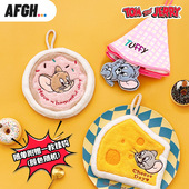 AFGH正版 猫和老鼠美食系列奶酪Tuffy甜甜圈Jerry甜筒Tuffy擦手巾